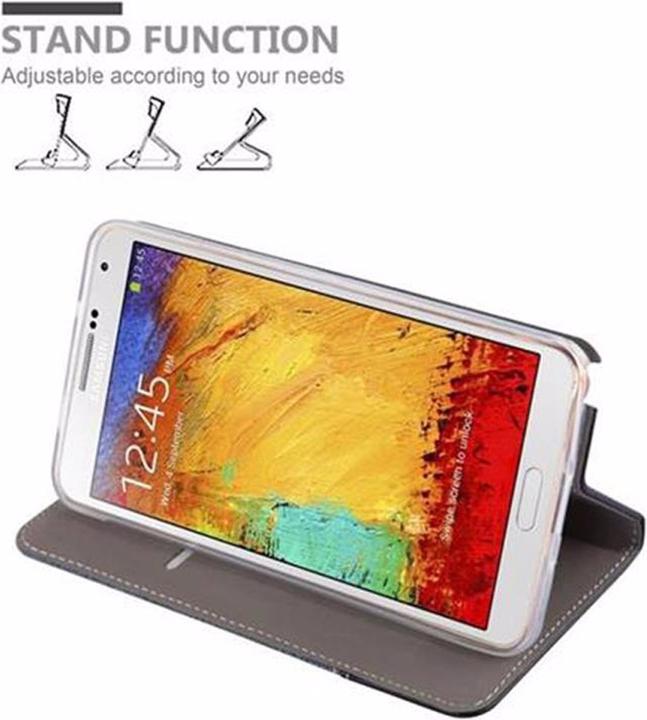 Produktbild Cadorabo Book Jeans Optik Cover (Samsung Galaxy Note 3)