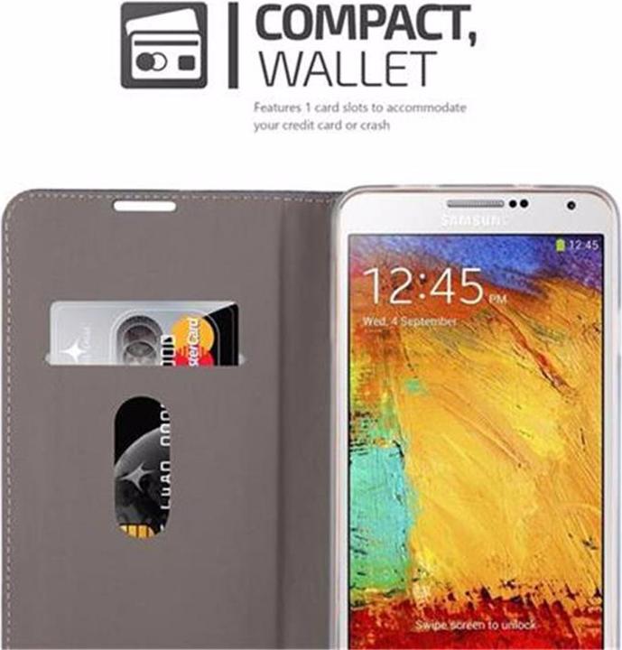 Produktbild Cadorabo Book Jeans Optik Cover (Samsung Galaxy Note 3)