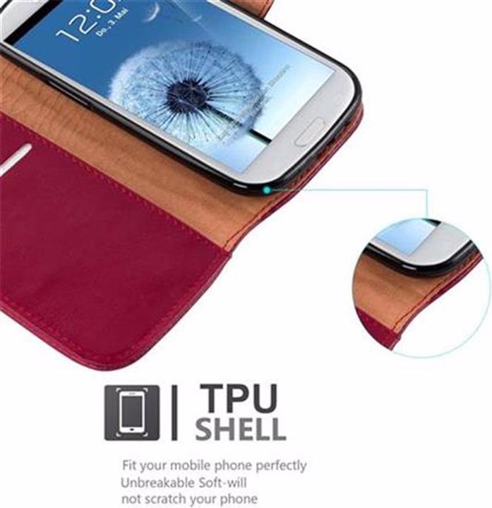 Produktbild Cadorabo Book Luxury Cover (Samsung Galaxy S3 Neo, Samsung Galaxy S3)