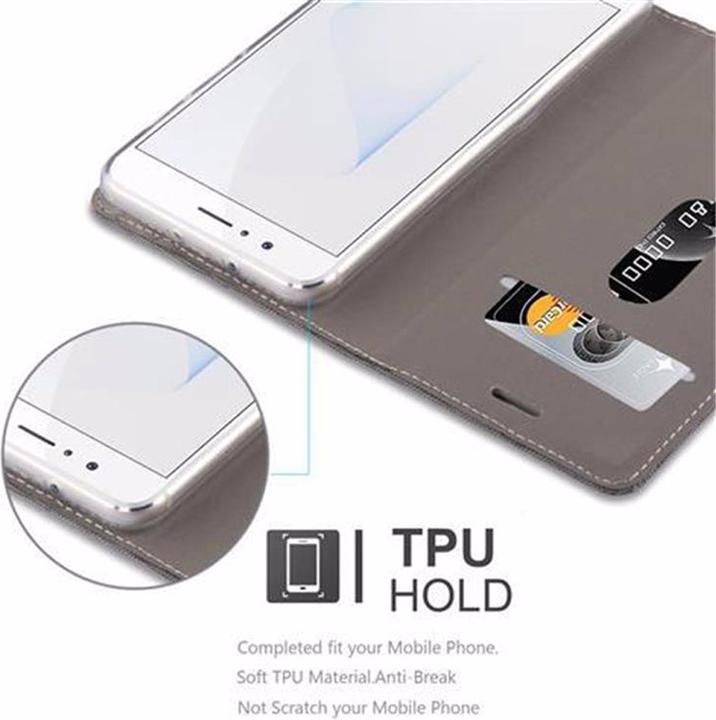 Produktbild Cadorabo Book Jeans Optik Cover (Honor 8 Premium)