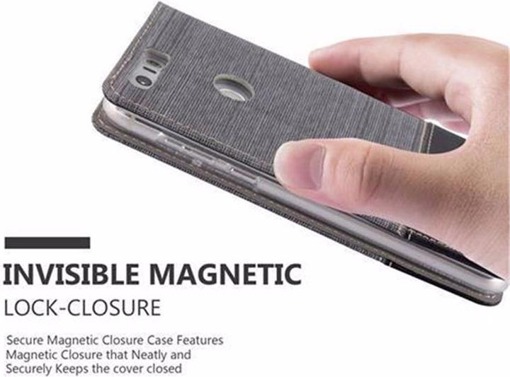 Produktbild Cadorabo Book Jeans Optik Cover (Honor 8 Premium)