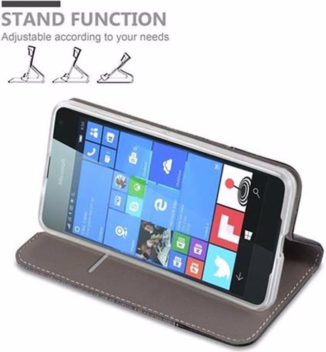 Actual product image Cadorabo Book Jeans Optics Cover (Microsoft Lumia 650)
