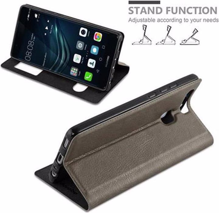 Actual product image Cadorabo Book with View double window cover (Huawei P9)
