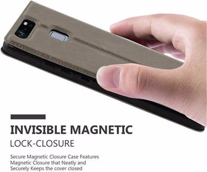 Actual product image Cadorabo Book with View double window cover (Huawei P9)