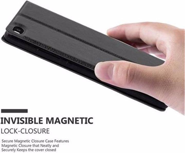 Actual product image Cadorabo Book with View double window cover (Huawei P8)