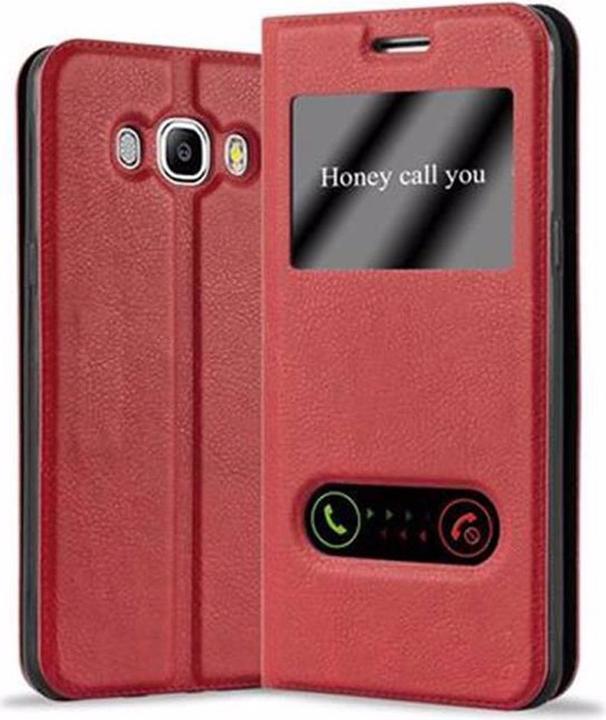 Actual product image Cadorabo Book with View double window cover (Samsung Galaxy J5 (2016))