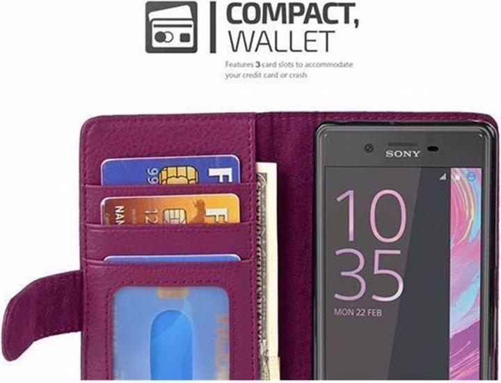 Actual product image Cadorabo Book with 3 card slots cover (Sony Xperia X Performance)