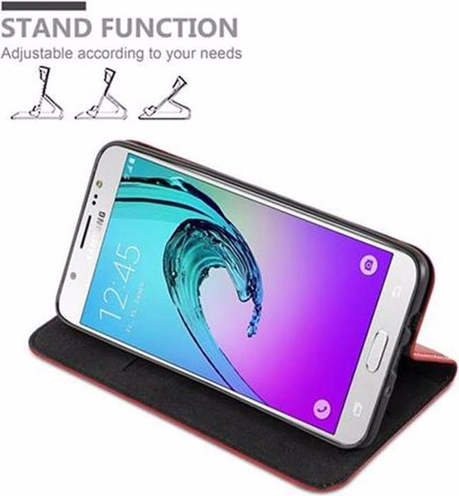 Actual product image Cadorabo Book Invisible Magnet Cover (Samsung Galaxy J7 2016)
