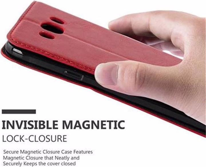Actual product image Cadorabo Book Invisible Magnet Cover (Samsung Galaxy J7 2016)