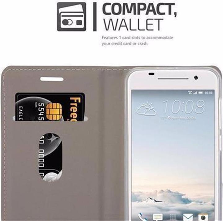 Produktbild Cadorabo Book Jeans Optik Cover (HTC One A9)