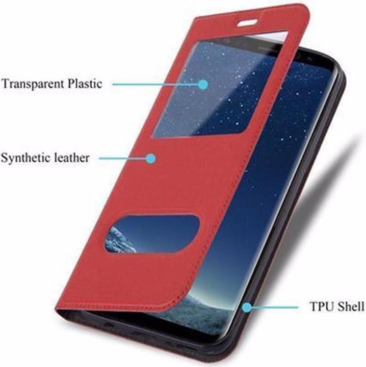 Immagine prodotto Cadorabo Libro con copertina a doppia finestra con vista (Samsung Galaxy S8+)