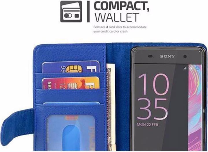Produktbild Cadorabo Book mit 3 Kartenfächer Cover (Sony Xperia XA)