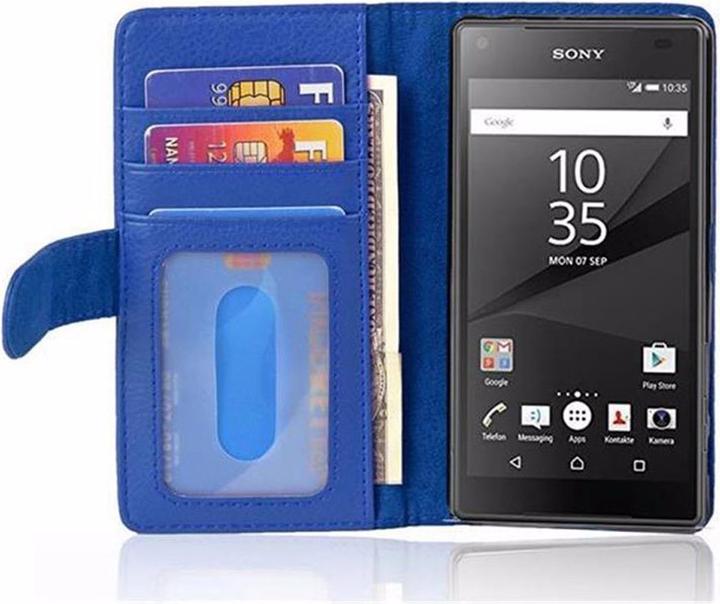Image du produit Cadorabo Book avec 3 pochettes pour cartes Couverture (Sony Xperia Z5 Compact)
