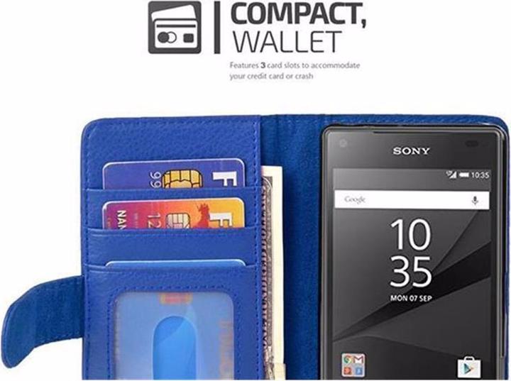 Image du produit Cadorabo Book avec 3 pochettes pour cartes Couverture (Sony Xperia Z5 Compact)