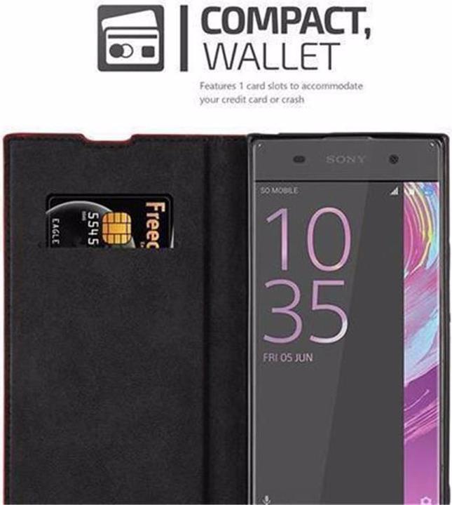 Actual product image Cadorabo Book Invisible Magnet Cover (Sony Xperia XA1 Ultra)