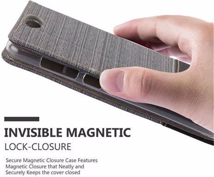 Produktbild Cadorabo Book Jeans Optik Cover (HTC One A9)