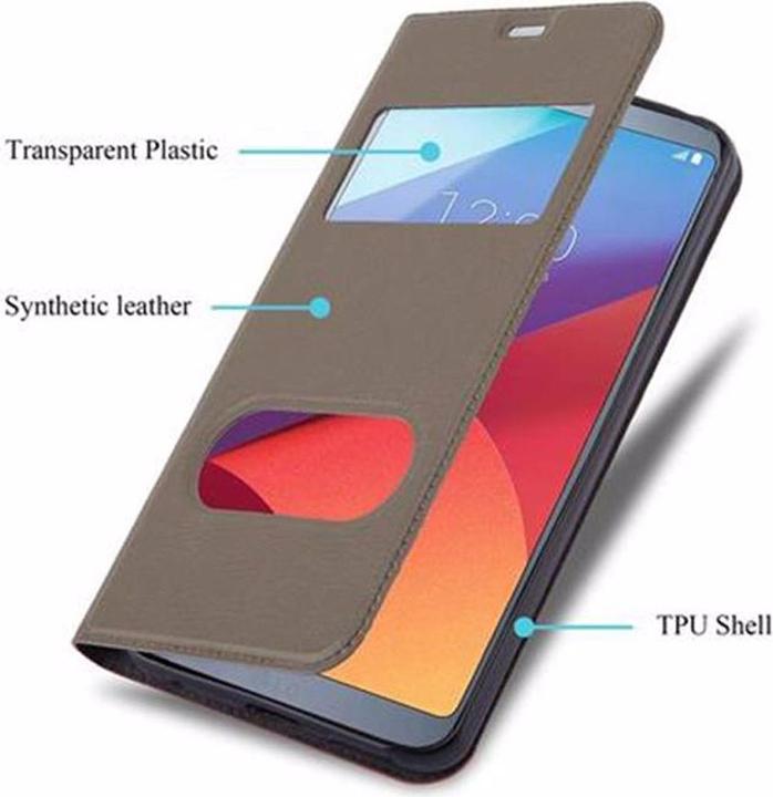 Produktbild Cadorabo Book mit View Doppelfenster Cover (LG G6)