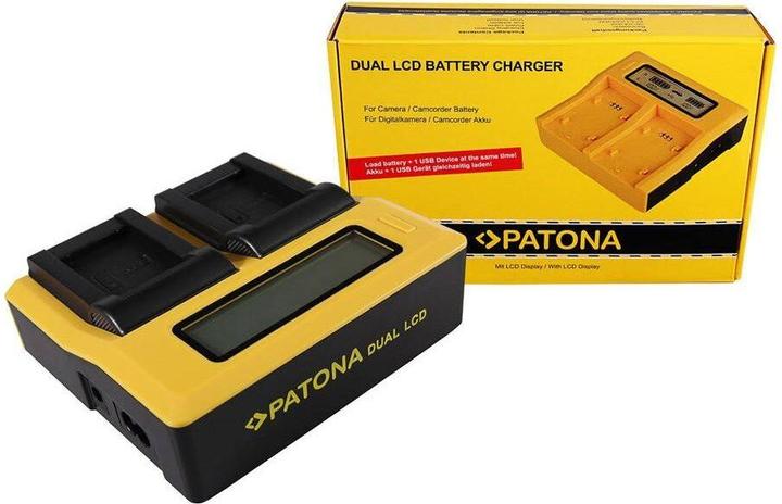 Produktbild Patona Sony NP-BX1 Dual LCD (Kamera Akku Ladegerät)