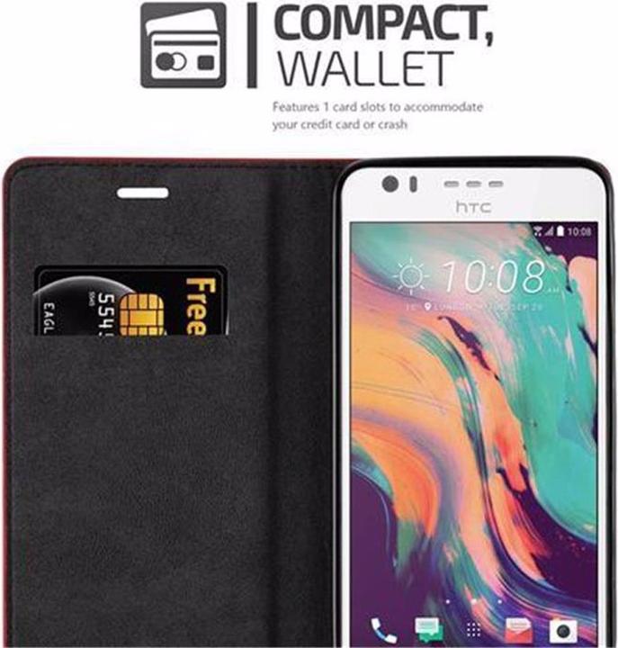 Actual product image Cadorabo Book Invisible Magnet Cover (HTC Desire 10 Lifestyle, HTC Desire 825)