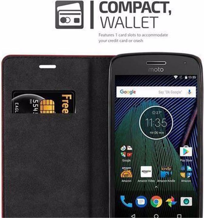 Image du produit Cadorabo Book Couverture magnétique invisible (Motorola Moto G5 Plus)