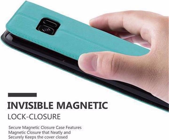 Actual product image Cadorabo Book with View double window cover (Samsung Galaxy S8+)