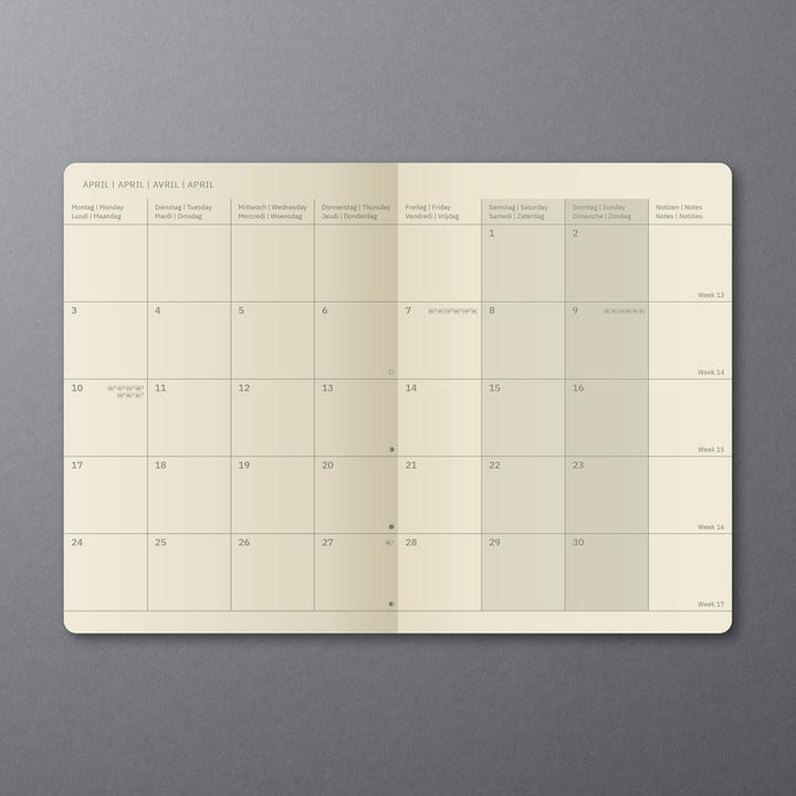 Produktbild Sigel Monatskalender (A6, Deutsch)