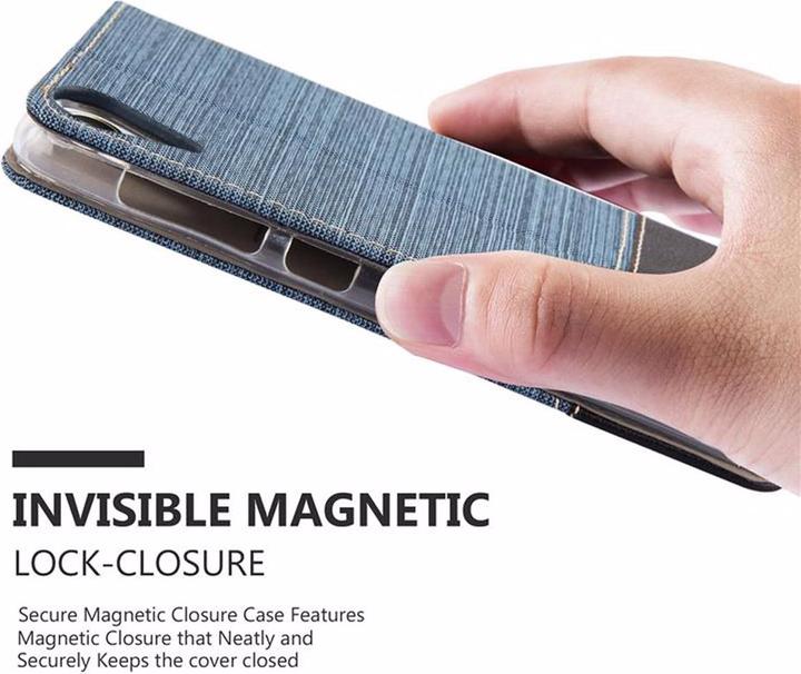 Actual product image Cadorabo Book Jeans Optics Cover (HTC Desire 10 Lifestyle, HTC Desire 825)