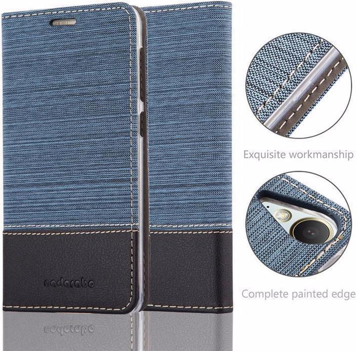 Actual product image Cadorabo Book Jeans Optics Cover (HTC Desire 10 Lifestyle, HTC Desire 825)