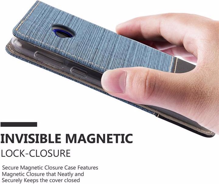 Actual product image Cadorabo Book Jeans Optics Cover (HTC U Play)