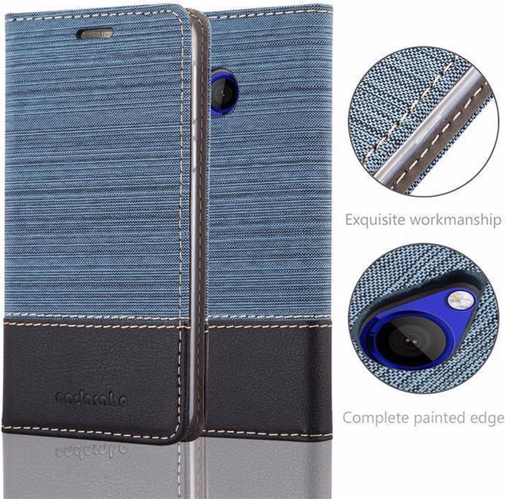 Actual product image Cadorabo Book Jeans Optics Cover (HTC U Play)