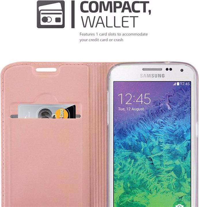 Actual product image Cadorabo Book Classy Style Cover (Samsung Galaxy Alpha)
