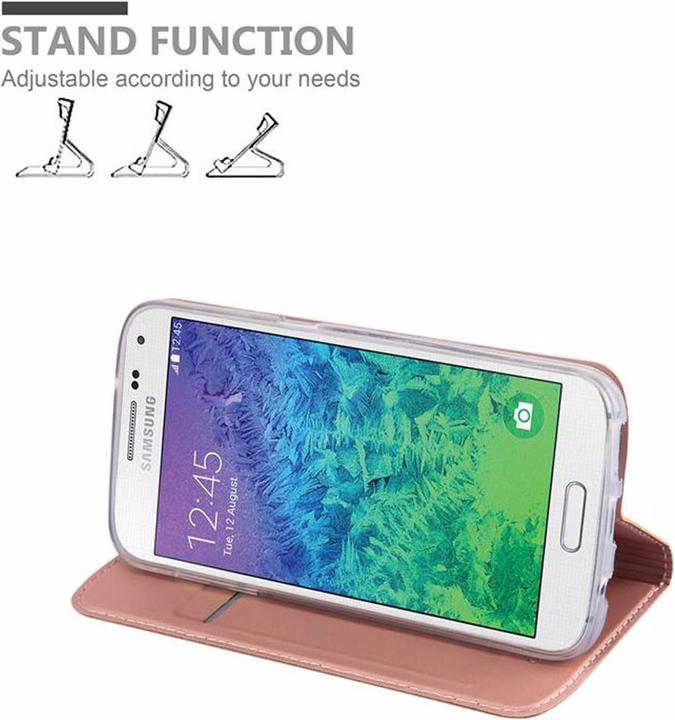 Actual product image Cadorabo Book Classy Style Cover (Samsung Galaxy Alpha)