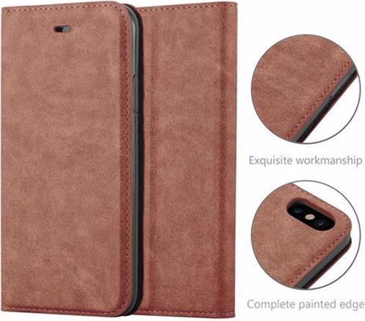 Image du produit Cadorabo Book Couverture magnétique invisible (Apple iPhone X, Apple iPhone XS)