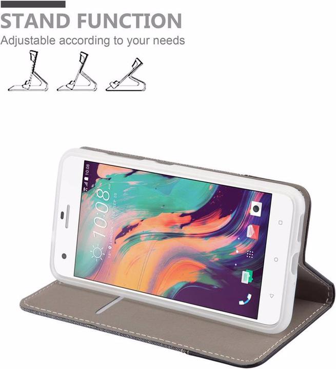 Produktbild Cadorabo Book Jeans Optik Cover (HTC Desire 10 Pro)