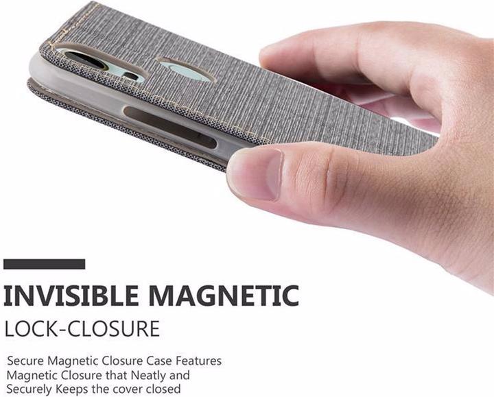 Produktbild Cadorabo Book Jeans Optik Cover (HTC Desire 10 Pro)