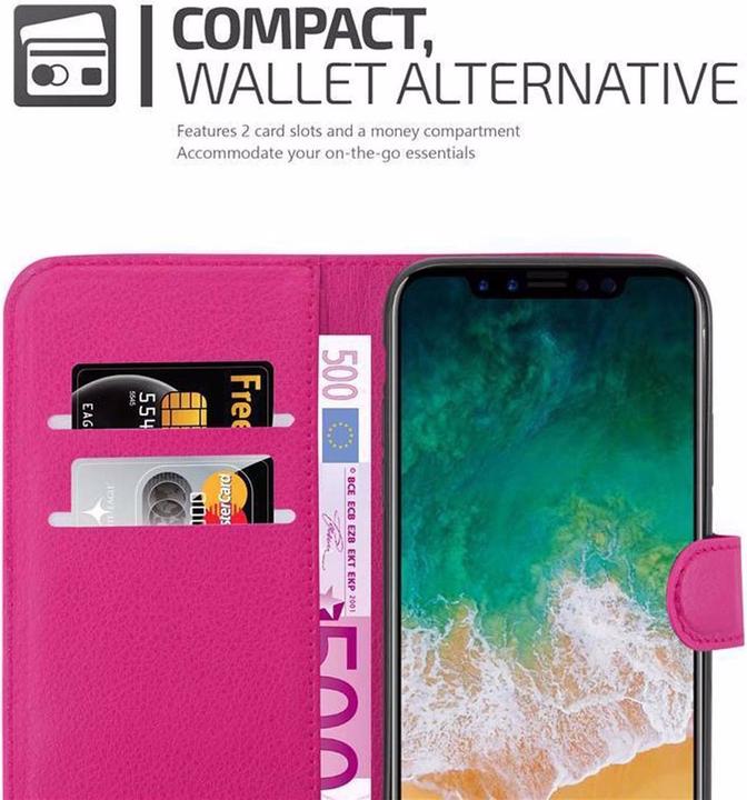 Produktbild Cadorabo Book mit Standfunktion Cover (Apple iPhone X)