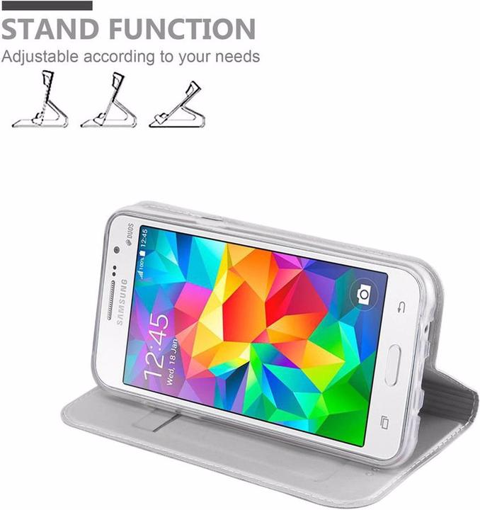 Actual product image Cadorabo Book Classy Style Cover (Samsung Galaxy Grand Prime)
