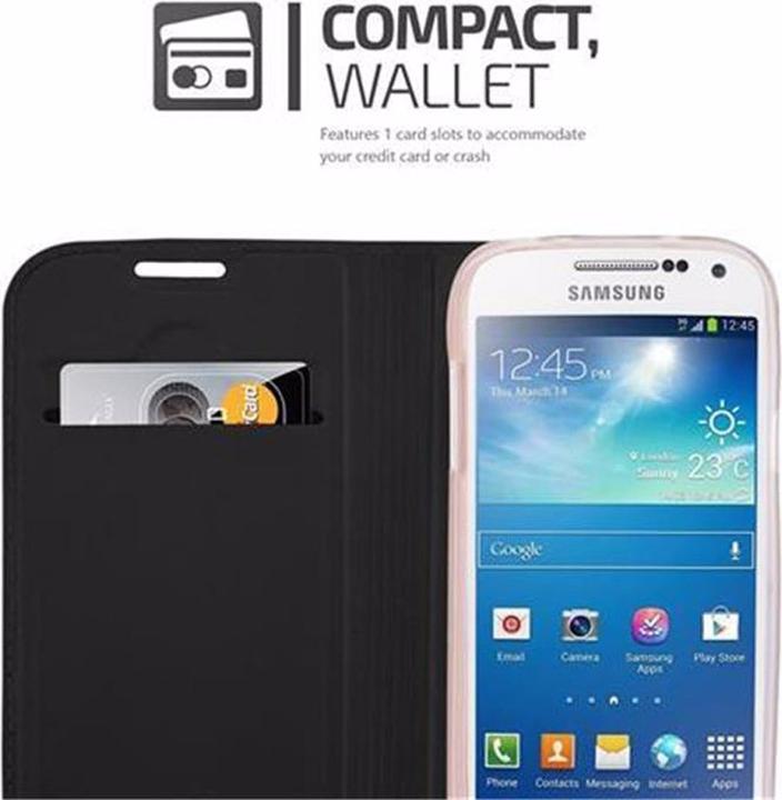 Actual product image Cadorabo Book Classy Style Cover (Samsung Galaxy S4 mini)