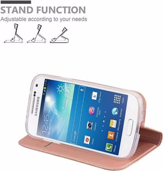Actual product image Cadorabo Book Classy Style Cover (Samsung Galaxy S4 mini)