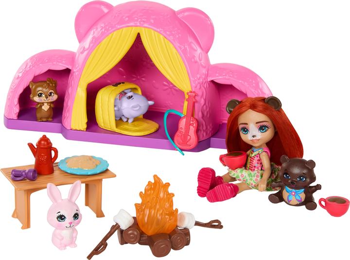 Actual product image Enchantimals Tent Camping Cuddlers Playset