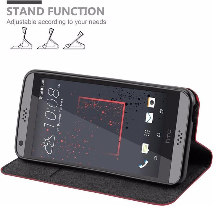 Produktbild Cadorabo Book Invisible Magnet Cover (HTC Desire 530, HTC Desire 630)