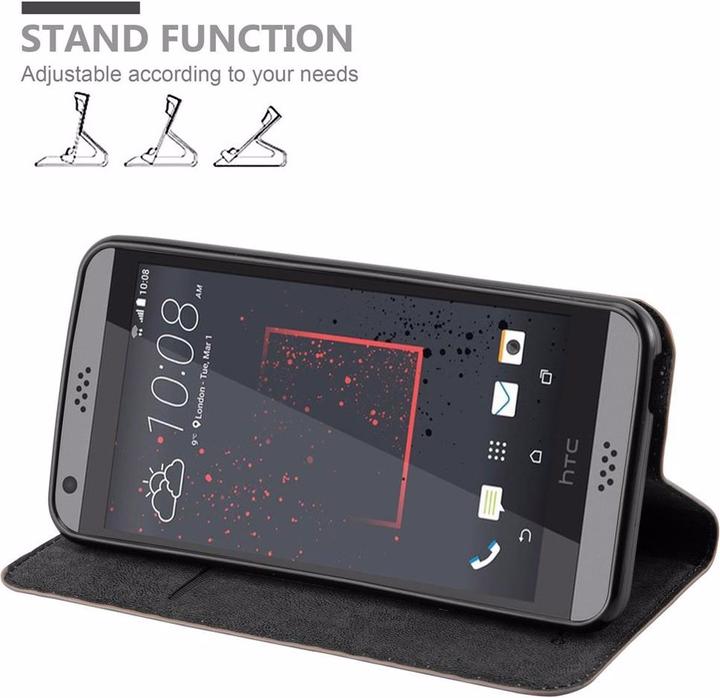 Produktbild Cadorabo Book Invisible Magnet Cover (HTC Desire 530, HTC Desire 630)
