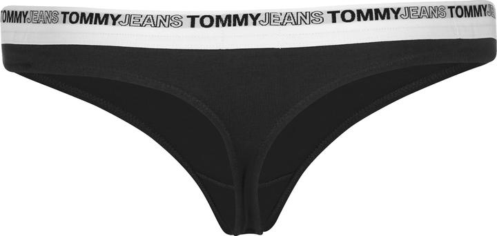 Produktbild Tommy Hilfiger Damen Thong Tangahöschen, Black, S (S)