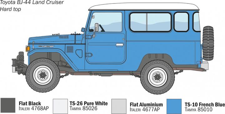 Immagine prodotto Italeri Auto modello 1:24 Toyota BJ 44 LandCruiser So./Ha.Top