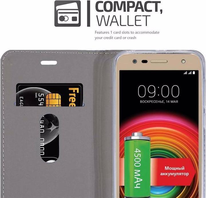 Produktbild Cadorabo Book Jeans Optik Cover (LG X Power 2)
