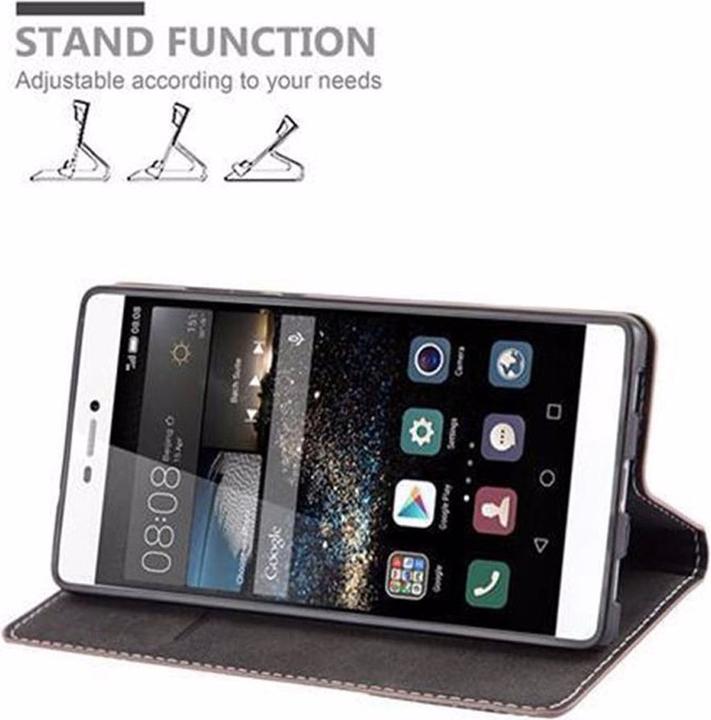 Actual product image Cadorabo Book X Wallet Cover (Huawei P8)
