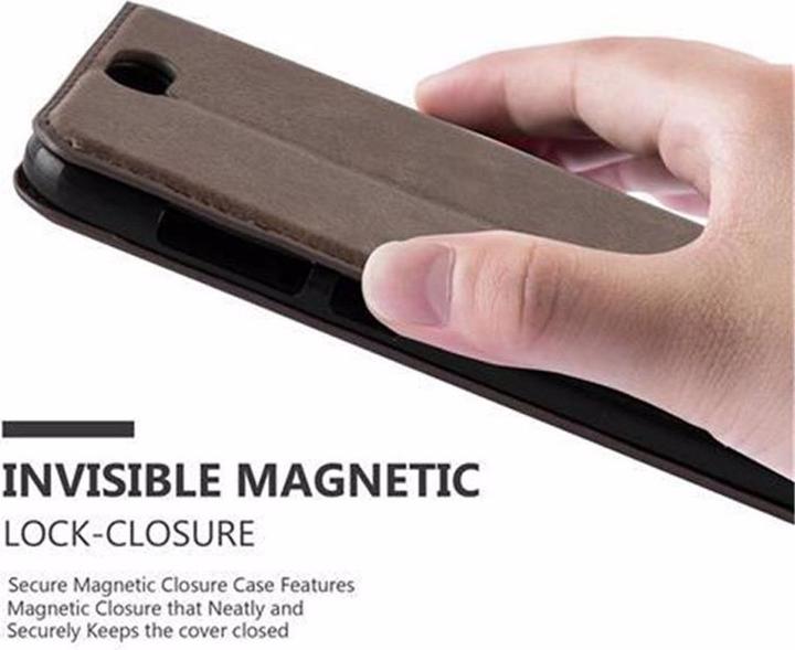 Produktbild Cadorabo Book Invisible Magnet Cover (HTC One A9)