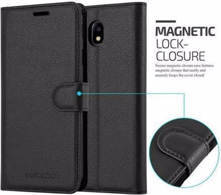 Actual product image Cadorabo Book with stand function cover (Samsung Galaxy J7 2017)