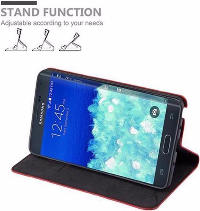 Actual product image Cadorabo Book Invisible Magnet Cover (Samsung Galaxy Note Edge)