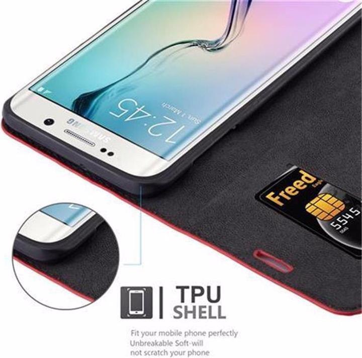Produktbild Cadorabo Book Invisible Magnet Cover (Samsung Galaxy S6 Edge)